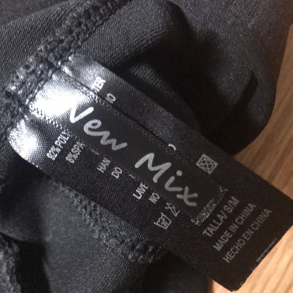 NWT New Mix Pull on pants/leggings- BLACK - Picture 7 of 9